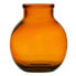Vase Amber recycled glass 21 x 21 x 25 cm
