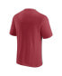 Men's Cardinal, Heathered Gray Arizona Cardinals Colorblock T-shirt