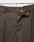 ფოტო #3 პროდუქტის Men's Pleat Detail Wool Pants