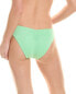 Фото #2 товара Becca By Rebecca Virtue Glimmer Adela Hipster Bikini Bottom Women's Green Xs