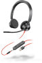 Poly Blackwire 3325 - Wired - Office/Call center - 20 - 20000 Hz - 130 g - Headset - Black - Red