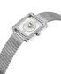 Women's Classic Silver-Tone Stainless Steel Mesh Bracelet Watch 30.5mm