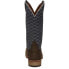 Фото #3 товара Justin Boots Cattler Brown Geometric Square Toe Cowboy Mens Size 11 2E Casual B