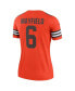 Фото #3 товара Women's Baker Mayfield Orange Cleveland Browns Inverted Legend Jersey