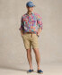 Фото #1 товара Men's 8.5-Inch Classic-Fit Linen-Cotton Shorts
