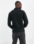 Polo Ralph Lauren slim fit long sleeve polo in black with player logo Черный, M - Chest 38-40 - фото #3