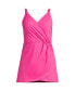 ფოტო #2 პროდუქტის Women's DD-Cup Chlorine Resistant Tulip Wrap Swim Dress One Piece Swimsuit