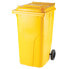 Фото #1 товара Pojemnik kubeł na odpady i śmieci ATESTY Europlast Austria - żółty 240L