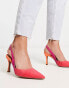 Фото #1 товара ASOS DESIGN Samber slingback stiletto heels in multi