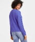 Women's Cable-Knit-Mesh Crewneck Long-Sleeve Sweater, Created for Macy's