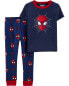 Фото #1 товара Toddler 2-Piece Spider-Man 100% Snug Fit Cotton Pajamas 2T