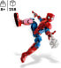 Фото #2 товара LEGO Marvel Spider-Man Figure, Fully Poseable Action Toy, Collectible Superhero Action Figure, Fan Merchandise for Fans of the Movies, Gift for Boys and Girls 76226