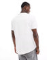 Polo Ralph Lauren collegiate logo t-shirt classic oversized fit in white