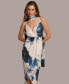 Women's Printed Scarf Sheath Dress