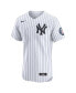 ფოტო #3 პროდუქტის Men's Derek Jeter White New York Yankees Home Elite Jersey