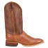 Фото #1 товара Justin Boots Breck Smooth Ostrich Square Toe Cowboy Mens Brown Casual Boots JE8