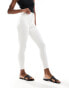 Фото #5 товара Bershka high waisted skinny jeans in white