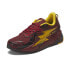 Фото #2 товара Puma Flash X RsX Lace Up Mens Burgundy, Red, Yellow Sneakers Casual Shoes 39193