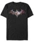 DC Men's Batman Geometric Bat Logo Short Sleeve T-Shirt