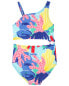 Kid 1-Piece Cut-Out Coral Swimsuit 4