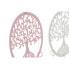 Фото #3 товара Подвесной декор DKD Home Decor Дерево Белый Бежевый Серый Розовый 15 x 3 x 44 cm (4 штук)