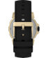 ფოტო #4 პროდუქტის UFC Men's Champ Digital Black Silicone Watch, 42mm