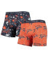 ფოტო #1 პროდუქტის Men's Orange, Navy Detroit Tigers Super Fit 2-Pack Boxer Briefs Set