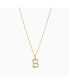 ფოტო #1 პროდუქტის Textured Initial Letter Necklace