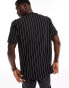 Tommy Jeans stripe t-shirt in black and white