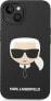 Karl Lagerfeld Etui Karl Lagerfeld KLHMP14MSLKHBK Apple iPhone 14 Plus hardcase czarny/black Silicone Karl`s Head Magsafe