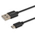 Savio CL-129 - 2 m - USB A - USB C - USB 2.0 - Black