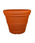 Фото #1 товара Plastic Rolled Rim Planter Terra Cotta Color 13.5"