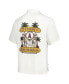 Men's White Los Angeles Angels Pitcher's Paradiso Button-Up Camp Shirt