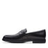 Фото #10 товара Clarks Un Tailor View 26146129 Mens Black Loafers & Slip Ons Penny Shoes
