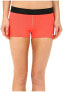 Nike 253305 Womens Solids Kick Boy Short Bright Crimson Bottom Swimwear Size L