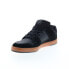 Фото #7 товара DC Cure ADYS400073-BGM Mens Black Leather Skate Inspired Sneakers Shoes