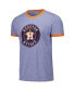 Men's Navy Houston Astros Ringer Tri-Blend T-Shirt