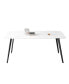 Фото #4 товара Porcelain Dining Table White 70"
