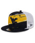 Men's Navy West Virginia Mountaineers Tear Trucker 9FIFTY Snapback Hat