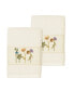 Фото #1 товара Serenity 2-Pc. Embellished Washcloth Set