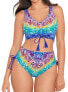 Skinny Dippers Women's Alice Bikini Top Swimwear Rainbow Size X-Large