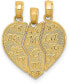 Фото #1 товара Медальон Macy's 14k Gold Split Fam Charm