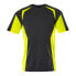 MASCOT Accelerate Safe 22082 short sleeve T-shirt BLACK / HI-VIS YELLOW, L - фото #2