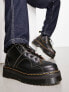 Фото #1 товара Dr Martens Church quad 5 eye boots black vintage smooth leather