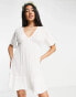 Фото #1 товара Influence v neck beach dress in white