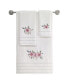 Фото #3 товара Spring Garden Peony Embroidered Cotton Hand Towel, 16" x 28"