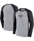 ფოტო #1 პროდუქტის Men's Gray, Black Pittsburgh Pirates Game Authentic Collection Performance Raglan Long Sleeve T-shirt