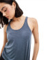 Miss Selfridge light weight vest top in indigo