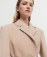 ფოტო #3 პროდუქტის Women's Belted Structured Double Fabric Coat