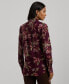 ფოტო #2 პროდუქტის Women's Classic-Fit Floral Cotton Voile Shirt, Regular & Petite